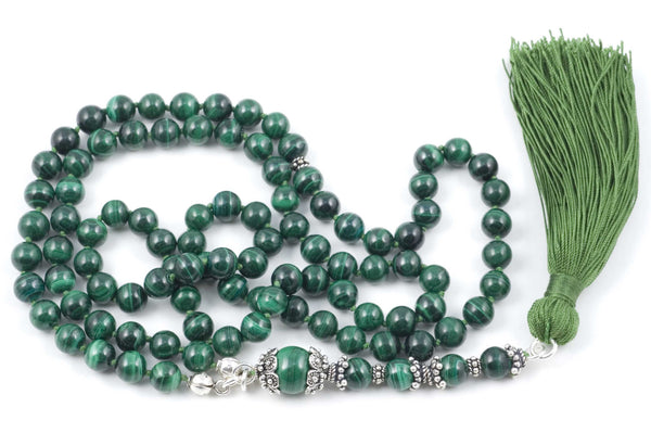Green Malachite Prayer Beads