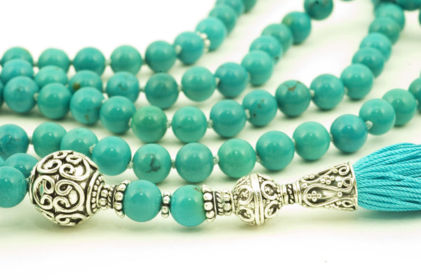 Chinese Turquoise Prayer Beads