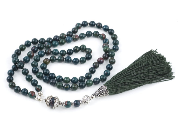 Indian Bloodstone Prayer Beads