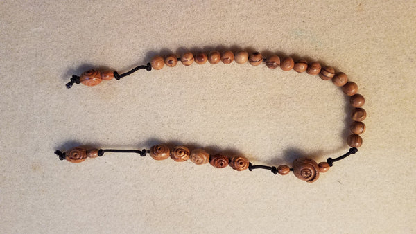 Ten (10) Olive Wood Prayer Bead Kits 19x5