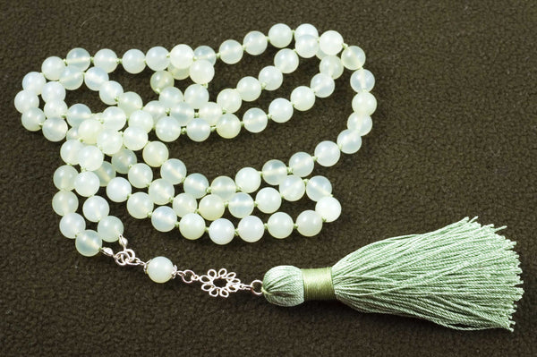 Green New China Jade Prayer Beads