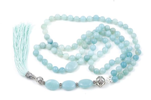 Green Amazonite Prayer Beads