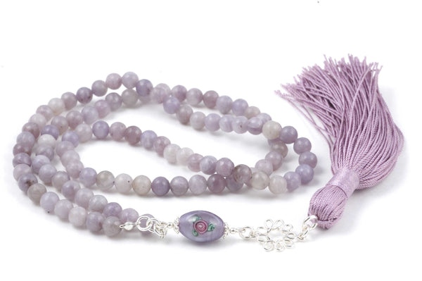 Lavender Lilacstone Prayer Beads