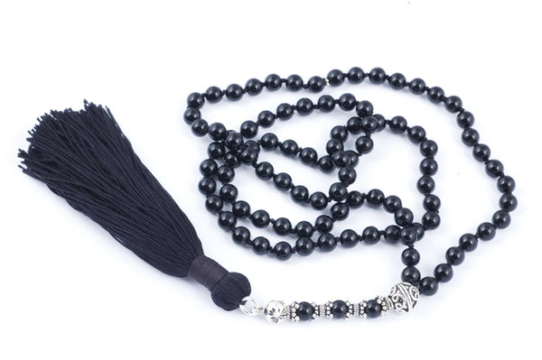 Black Onyx Prayer Beads
