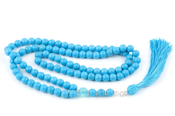 Chalk Turquoise Prayer Beads