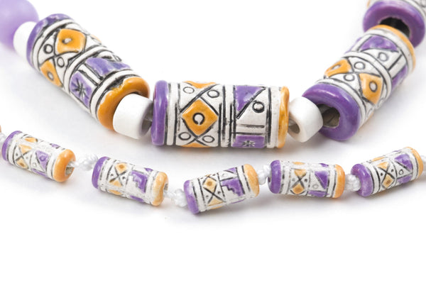 Peruvian Ceramic Prayer Beads