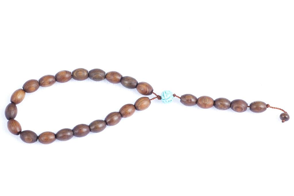 Mediterranean Buckthorn and Turquoise Prayer Beads