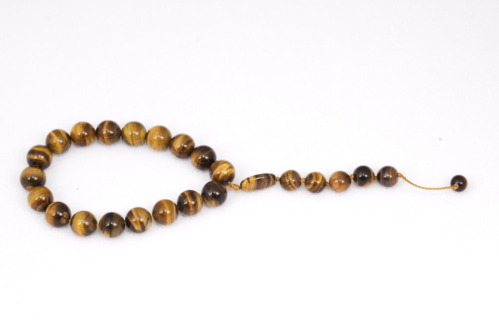 Brown Tiger Eye Prayer Beads (19+5)
