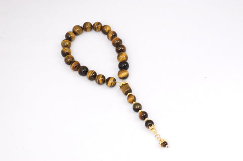 Brown Tiger Eye Prayer Beads (19+5)
