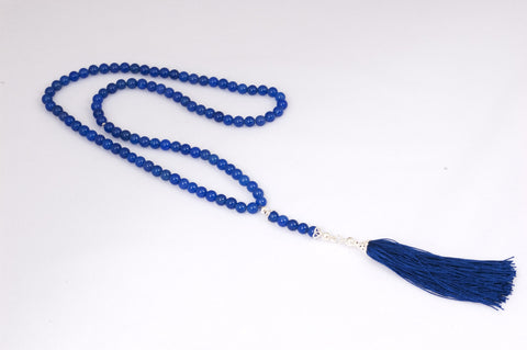 Blue Agate Prayer Beads
