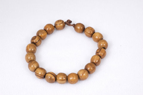 Bethlehem Olive Wood Prayer Beads Bracelet