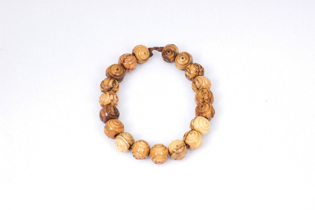 Bethlehem Olive Wood Prayer Beads Bracelet
