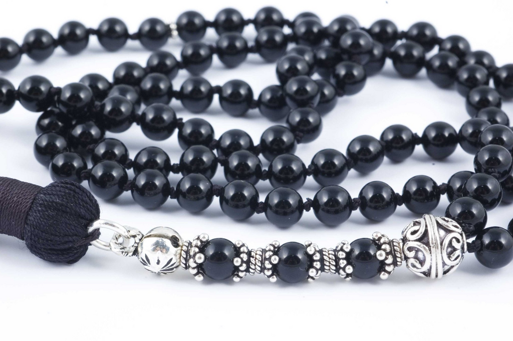 Black Onyx Prayer Beads