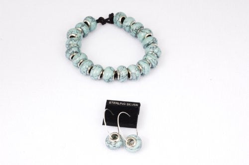 Turquoise Howlite Prayer Beads Bracelet