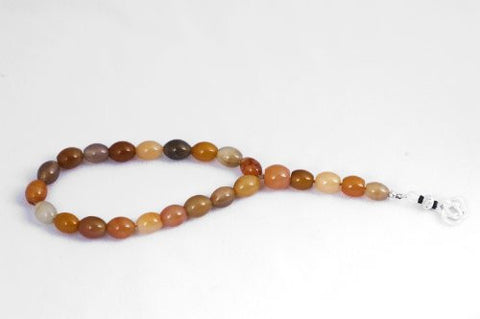 Red Agate 19+5 prayer beads