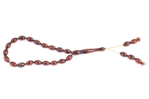 Cognac Baltic Amber Prayer Beads