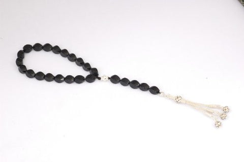 Black Agate Prayer Beads (19+5)