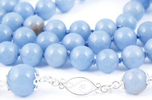 Angelite Prayer Beads