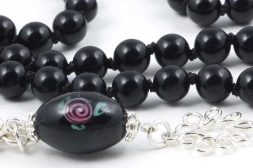Black Obsidian Prayer Beads